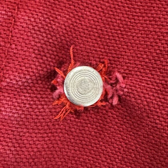 VTG 90s Marlboro Country Store Jacket Coat Men L Red Flannel/Quilt Liner Pockets - Picture 15 of 16